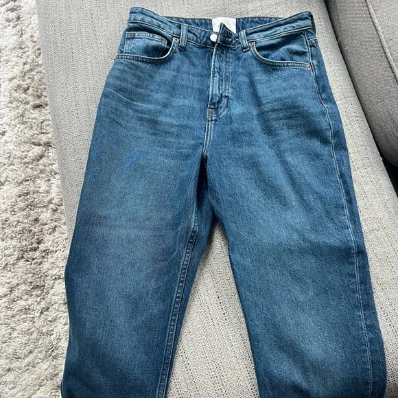 Jax Stretch High Rise Straight Jeans - Picture 4 of 5